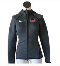 Nike Tech Fleece USA Women’s Full Zip Hoodie Jacket CT4042-001 Gray Pro Elite XS
