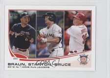 2013 Topps Mini League Leaders Ryan Braun Giancarlo Stanton Jay Bruce #246 n1u