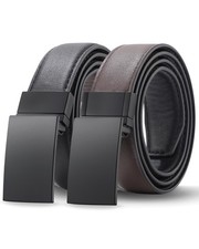 Boys Kid Reversible Durable PU Metal Buckle Leather Belt Toddler Youth Casual