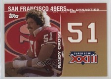 2008 Topps NFL Dynasties Tribute Randy Cross #DYN-RC xb4