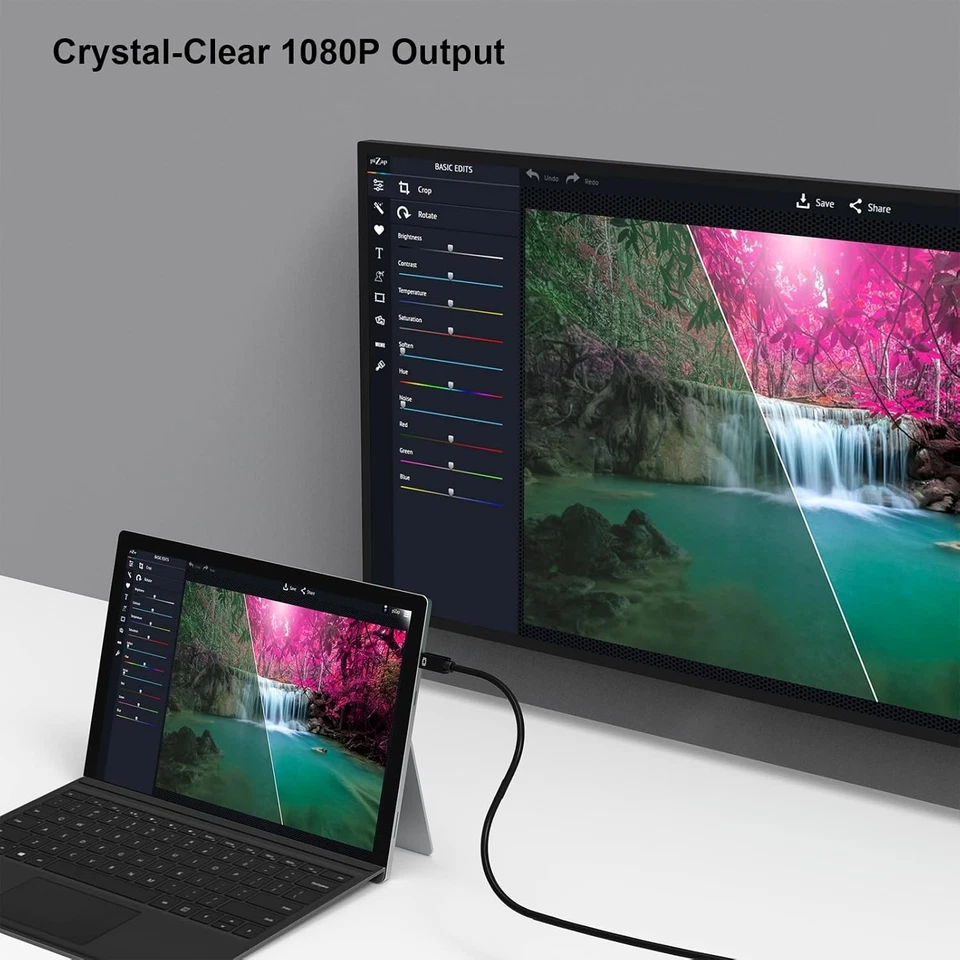 BENFEI Mini Displayport to DVI Cable, DP 1.83M 6 Feet, 1 PACK  - Image 4 of 4