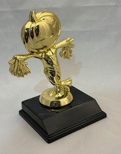 Scarecrow trophy GOLD/BLACK PLASTIC PERSONALIZED HALLOWEEN