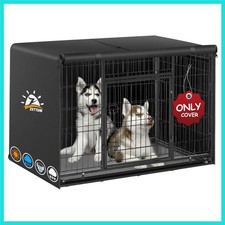 Dog Crate Cover 30 Inch - 600D Kennel Crate Covers for Dog Cage Waterproof  ...