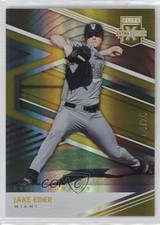 2020 Panini Elite Extra Edition Prime Numbers Gold 4/24 Jake Eder #111 0q3