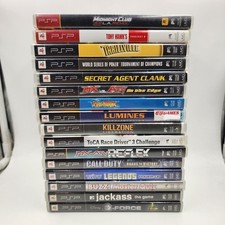 Lot of 16 Assorted PSP UMD Games w/ Manuals *pre-owned