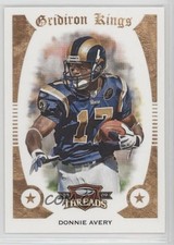 2009 Donruss Threads Pro Gridiron Kings Donnie Avery #17 09o4