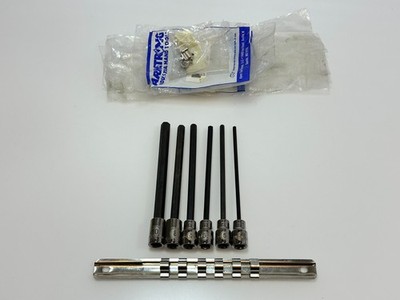 NOS Armstrong Tools USA 6pc 4mm-10mm EXTRA Long Hex Bit Socket Driver Set NEW