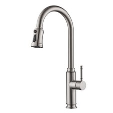 Kitchen Faucet with Pull Down Sprayer Single Handle High Arc Pull Out Kitchen...