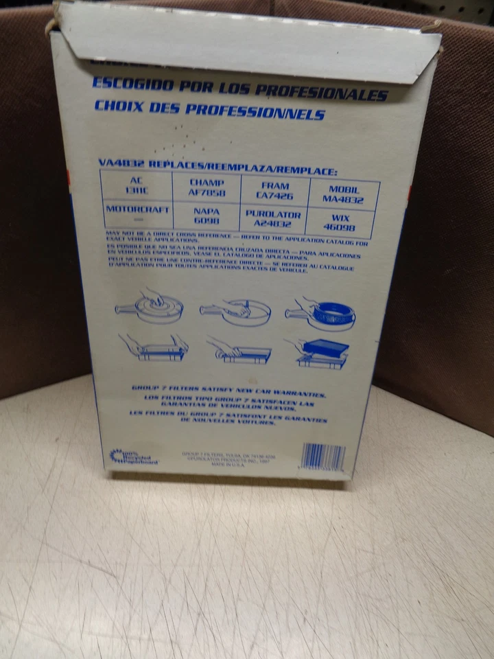 VA4832 Engine Air Filter 93 97 Ford Probe Mazda 626 MX-6 2.0 2.5L street rat rod - Image 2 of 4