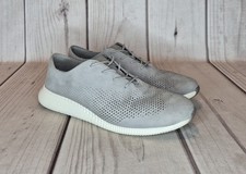 Cole Haan Women's Size 8.5B ZeroGrand Sneakers Oxford Laser Wingtip Gray Leather