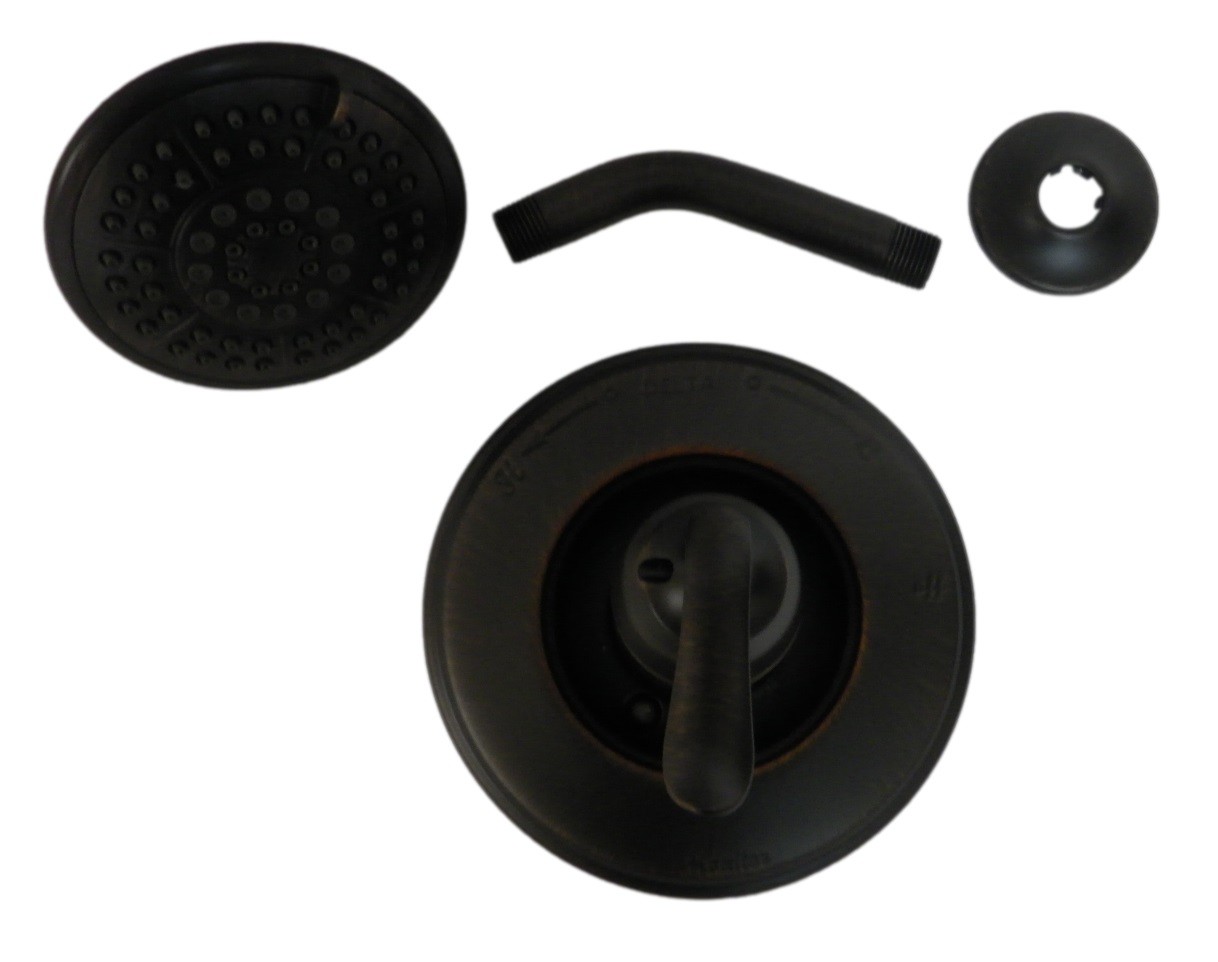 Delta T14294-RB Linden 1-Function Pressure Balanced Shower Only Venetian Bronze
