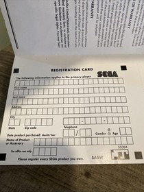 Nights Into Dreams... Sega Saturn USA 1996 w/ Manual, Regis and Covers - Tested