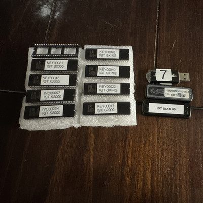 IGT DIAGNOSTIC/KEYCHIP set including ekey 7 and diagnostics for AVP CPUs