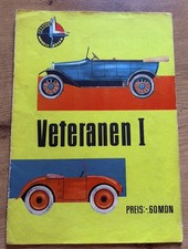 Veteranen I Modellbogen DDR Junge Welt 1965 NSU Ph&auml;nomobil Hansa Lloyd