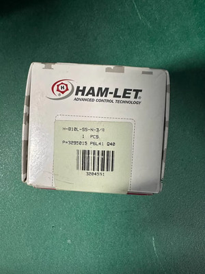 1 Pcs Brand New HAM-LET H-810L-SS-N-3/8 Ball Valve Fast shipping DHL/Fedex