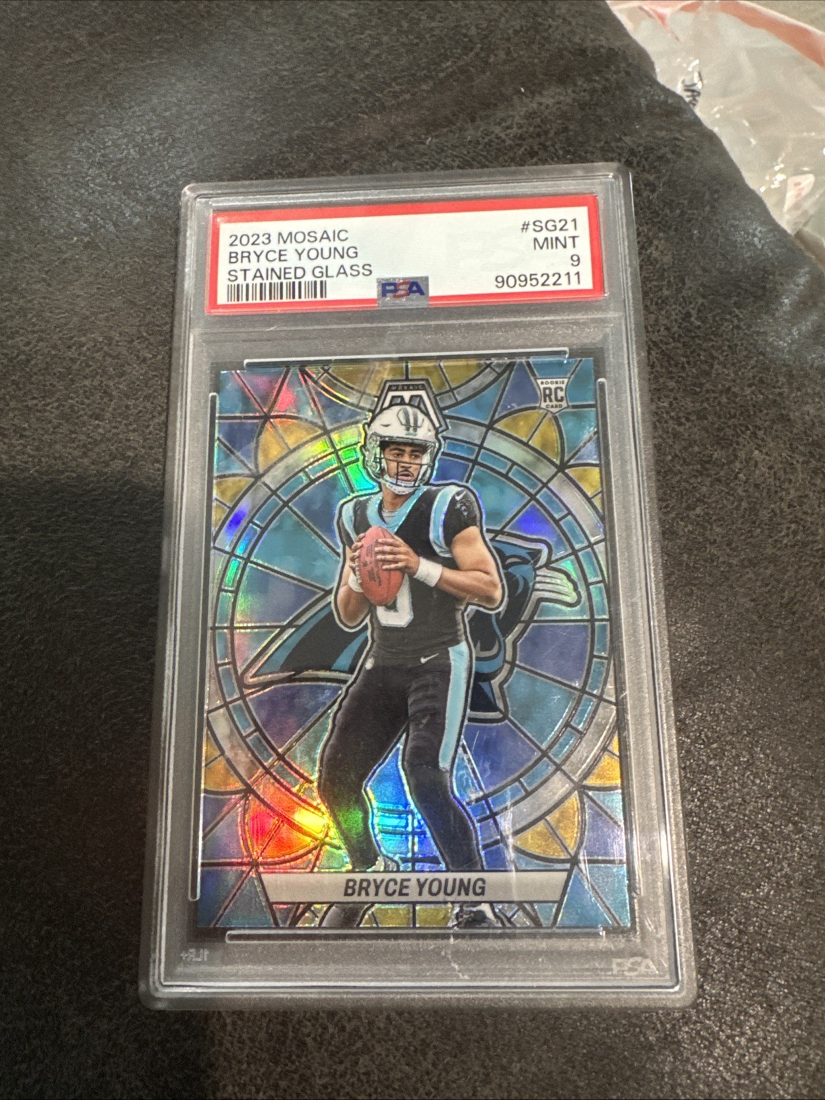 Bryce Young 2023 Mosaic Stained Glass PSA 9