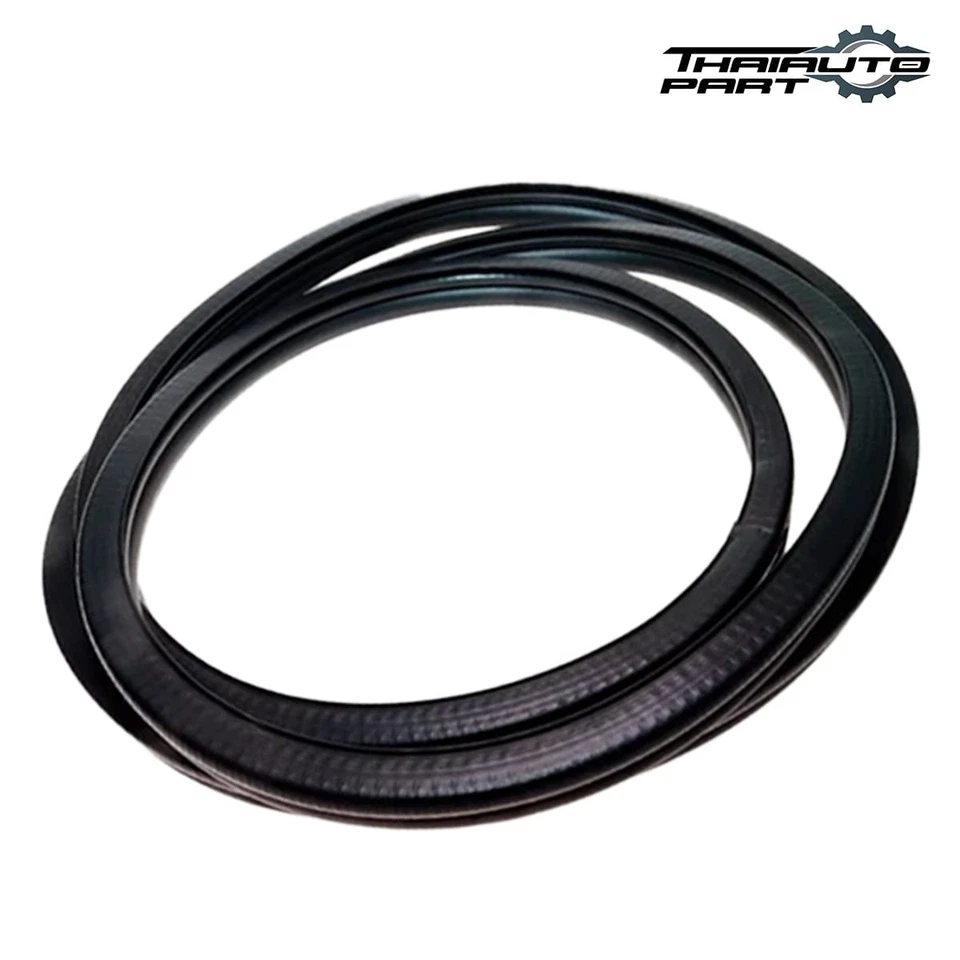 2 Sello de puerta resistente al clima delantero de goma izquierda derecha para Hyundai Excel 1990-1995 4 puertas Foto 3 de 4