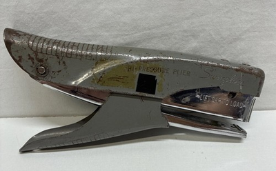 #ad Vintage Swingline Hi Pressure Hand Plier Stapler No. 15 Used Tested $11.99
