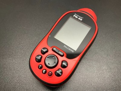 DeLorme Earthmate PN-60 Red Black 2.2'' TFT Color Display Portable GPS Navigator