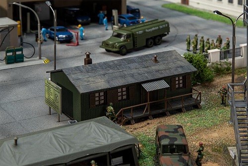 Faller 144107 - 1/87 / H0 Barrack - New