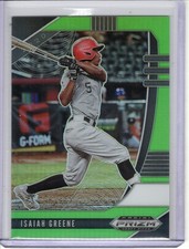 2020 PRIZM DRAFT ISAIAH GREENE RC #58/75 *LIME GREEN*