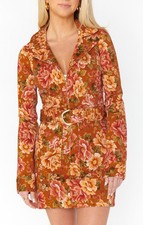 Show Me Your Mumu Outlaw Long Sleeve Dress Size XL NWT Retro Floral
