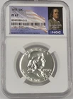 1957 Ben Franklin Half Dollar 50 C NGC PF 67 90% Silver