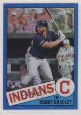 2020 Update Silver Pack 1985 Topps Chrome Baseball Blue 46/150 Bobby Bradley fc1