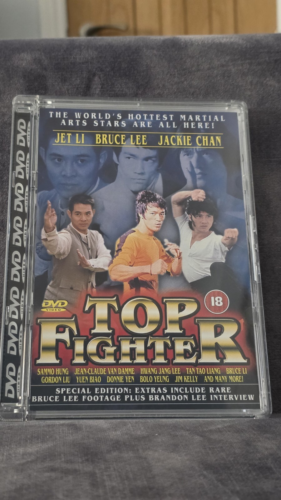 Top Fighter DVD (2000) Toby Russell - Jet Li - Jackie Chan - Bruce Lee