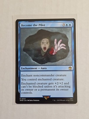 Become the Pilot - Doctor Who - LP - MTG Magic - Rare - Enchantment