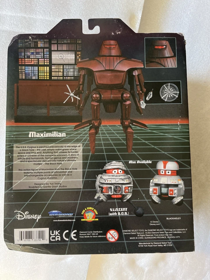 Figura de acción The Black Hole Disney Classic Select Maximilian Diamond Select Foto 2 de 2