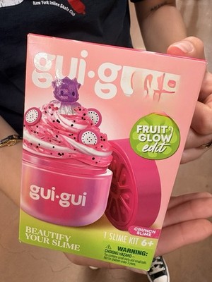 gui·gui Fruit Glow edit Beautify Your Slime Crunch Slime Kit