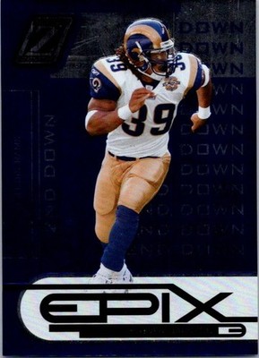 2005 Donruss Zenith Epix 3rd Down Orange /400 Steven Jackson #E-15 LA Rams
