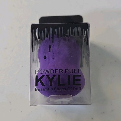KYLIE Powder Puff Purple Makeup Sponge Applicator Beautiful Faces Of Puff Tool