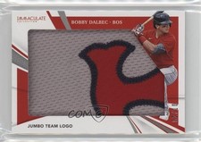 2021 Panini Immaculate Jumbo Jerseys Team Logo 2/10 Bobby Dalbec #JJ-BDC 06mc