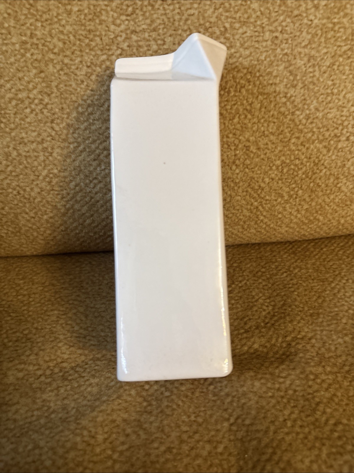 Vintage HOLSTEINS by Margo 1984 Ceramic Large Milk Carton 9” Vase Cow