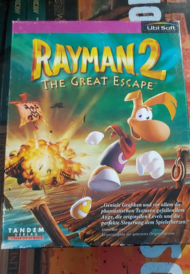 Rayman 2 (Tandem) IBM PC (CD, Manual, Box) classic CIB works