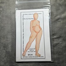 Mary Tressler Doll Pattern Plus Size Body Basic 2007 18 Inch Cloth Doll Template