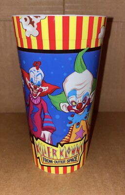 KILLER KLOWN FROM OUTER SPACE HORROR PLASTIC DRINKING CUP NEW
