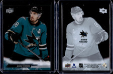 2022-23 Upper Deck Series 1 Base Clear Cut #144 Mario Ferraro San Jose Sharks