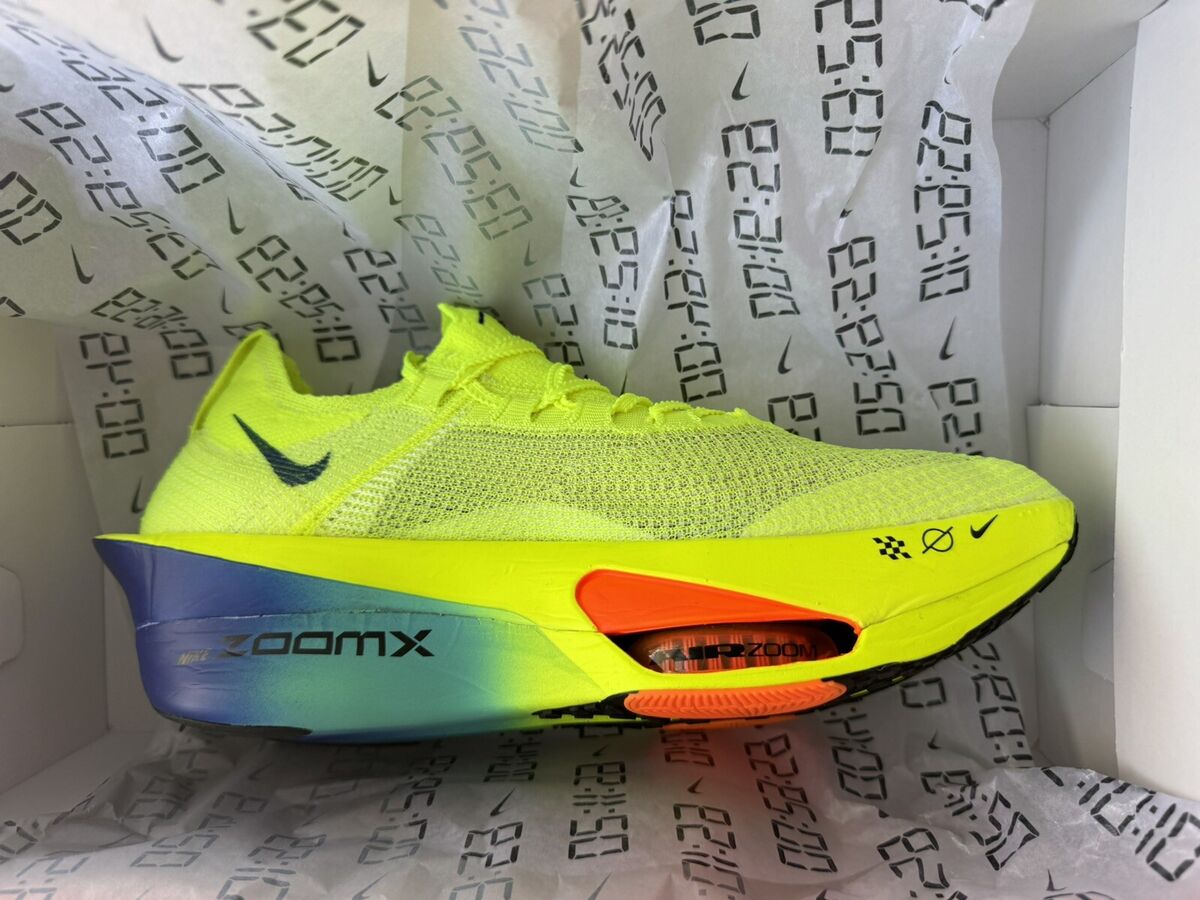 Nike Alphafly 3 Volt Concord Yellow FD8311-700 Men's Size Nike Alphafly 3 Volt Concord Yellow FD8311-700 Men's Size