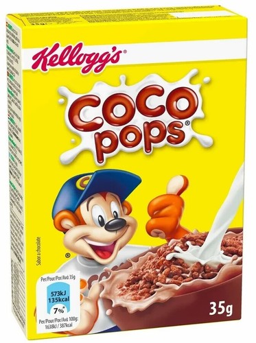 Kellogg's Coco Pops Single Serve Portion Packs Cereal 35g - X40 Boxes - Picture 3 of 3
