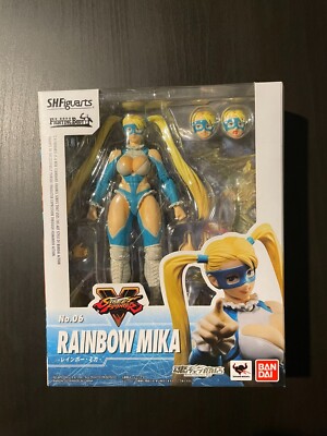Bandai SH Figuarts Rainbow Mika R. Mika Street Fighter US SELLER