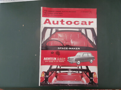 Autocar 1962.mg MG Magnette R/T.Ford Cardinal V4.Super Snipe.Mini-Cooper.tweaked