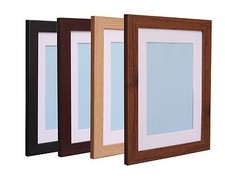 White Black Oak Dark Oak Photo Picture Frame Poster Frame With White Mount Deco 