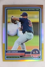 Cade Kuehler - 2023 Stars & Stripes USA Baseball BSG Parallel No. 72