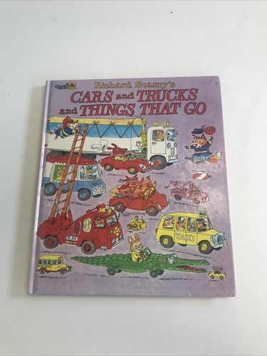 Cars and Trucks and Things That Go Book Childrens Golden Book 1104