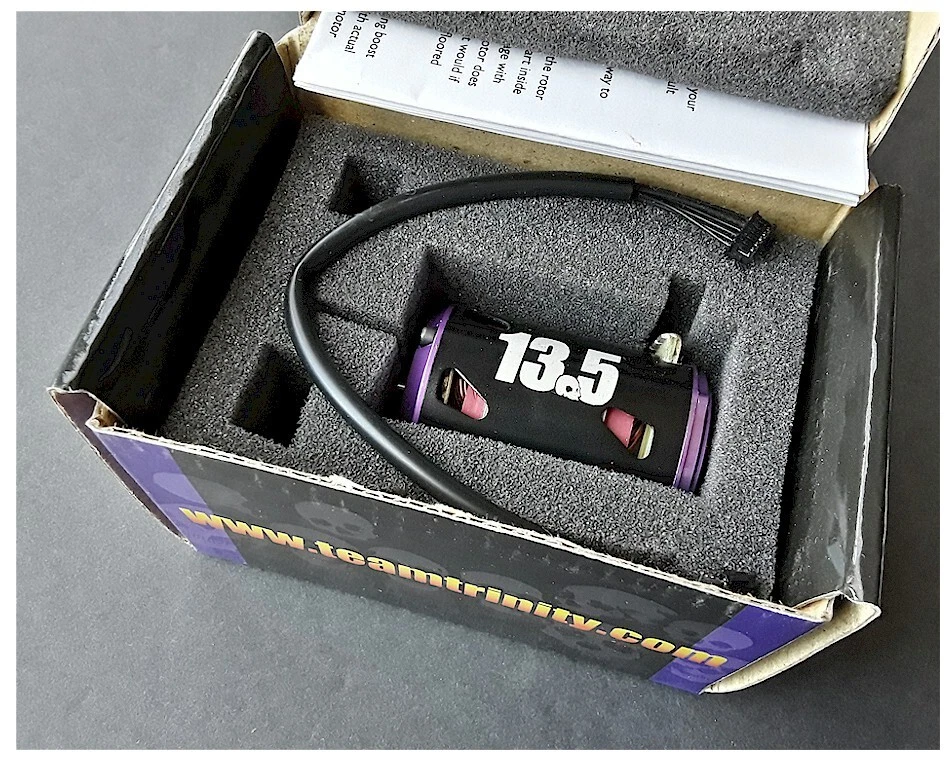 Vintage RC Trinity TEP1081M D3.5 13.5T Brushless Motor Maxzilla ROAR New in Box - Image 3 of 3