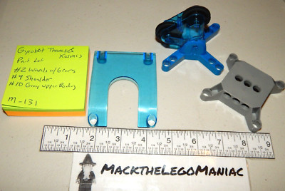 Gyrobot Thames & Kosmos Part Lot # 2 # 9 # 10 Wheels Shoulder Upper Body Parts