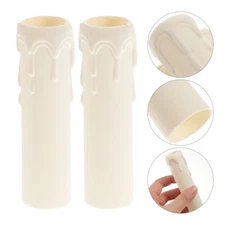0 Pcs Candle Casings Plastic Chandelier Casings Durable Candle Socket Covers